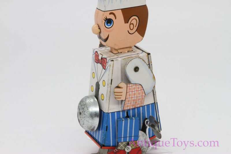 Vintage Yonezawa/Yone Tin Lithographed Windup Chef <FONT COLOR="ff000 ">*SOLD*</font> - Image 4