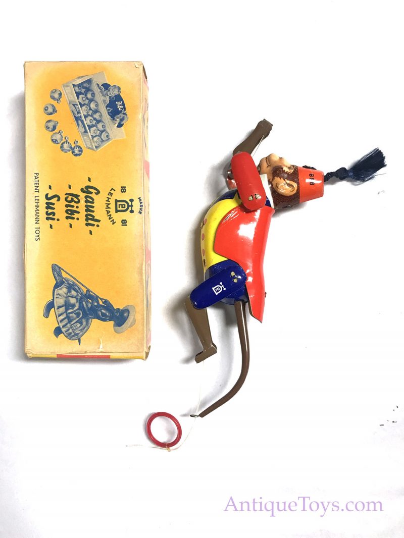 Lehmann Tom Monkey Tin Pull Toy for Sale