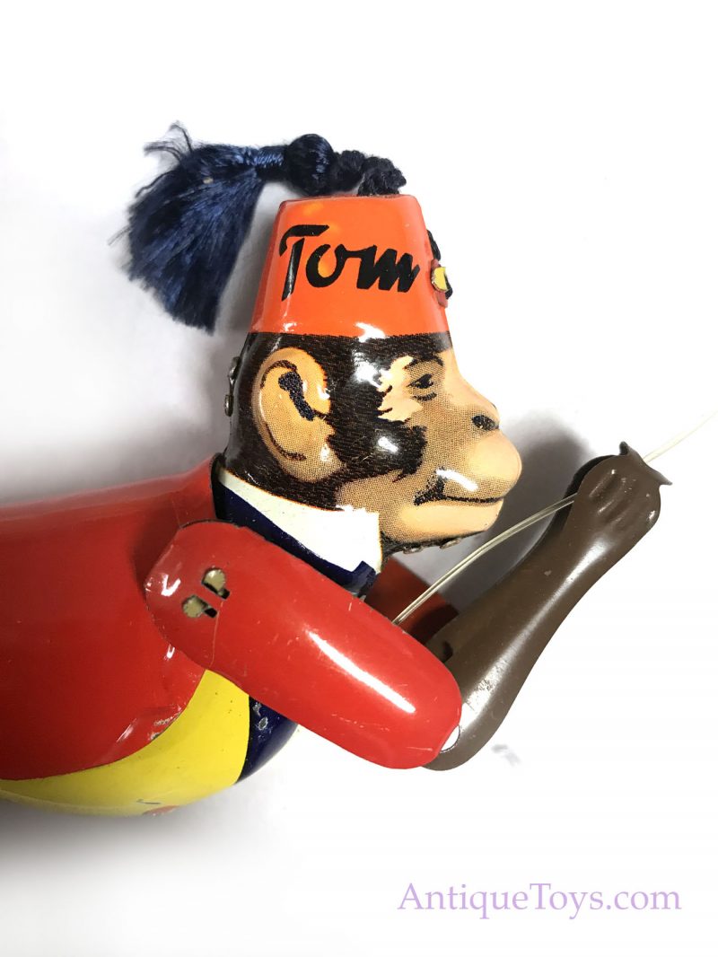 Lehmann Tom Monkey Tin Pull Toy for Sale - Image 5