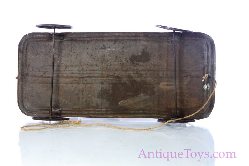 Althof Bergmann Antique ca. 1800's Tin Dog on Platform Toy <FONT COLOR="ff000 ">*SOLD*</font> - Image 2