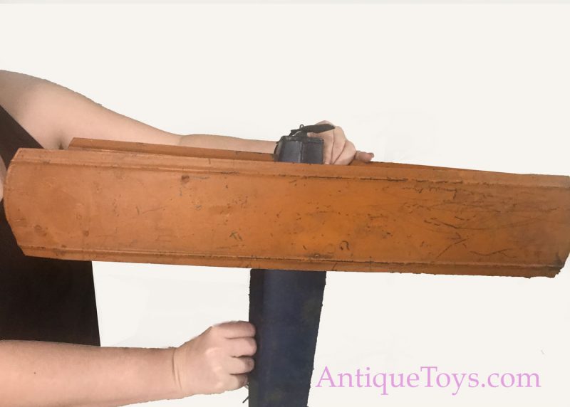 Early American ca. 1915 Pressed Steel Biplane Dayton Style Airplane  <FONT COLOR="ff000 ">*SOLD*</font> - Image 11