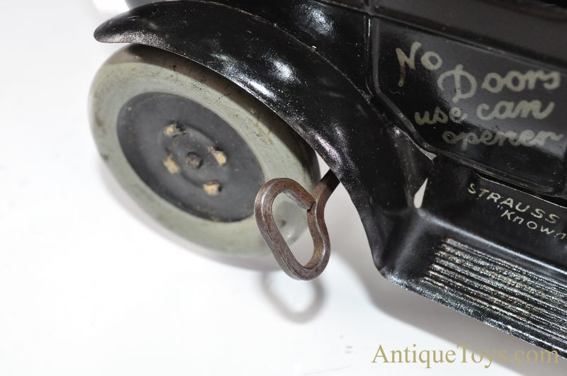 Antique ca. 1920's Strauss Dizzie Lizzie Leaping Lena Flivver Jalopy Tin Lithographed Windup Car <FONT COLOR="ff000 ">*SOLD*</font> - Image 6