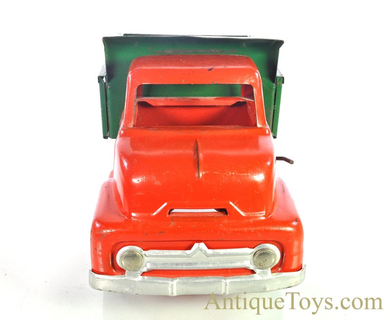 Vintage Dunwell Toys Pressed Steel Dual Wheel Dump Truck for Sale <FONT COLOR="ff000 ">*SOLD*</font> - Image 4