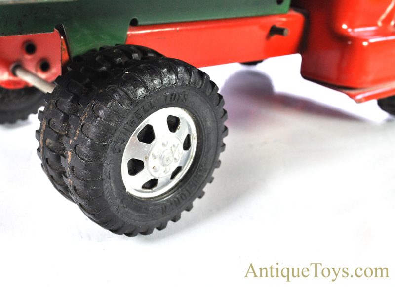 Vintage Dunwell Toys Pressed Steel Dual Wheel Dump Truck for Sale <FONT COLOR="ff000 ">*SOLD*</font> - Image 10