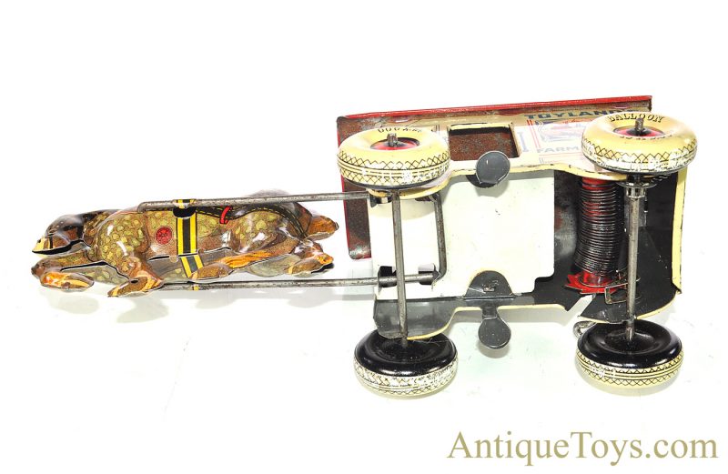 Vintage Marx Tin Lithographed Horse Drawn Milk Wagon <FONT COLOR="ff000 ">*SOLD*</font> - Image 3