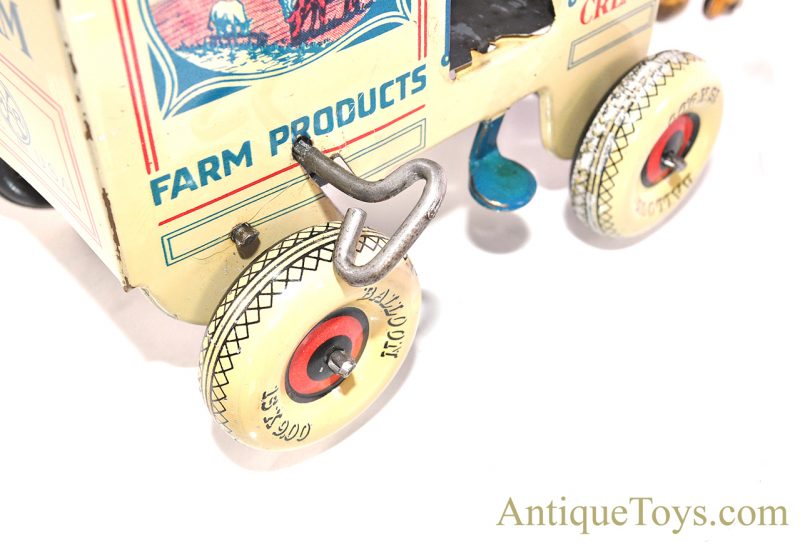 Vintage Marx Tin Lithographed Horse Drawn Milk Wagon <FONT COLOR="ff000 ">*SOLD*</font> - Image 6