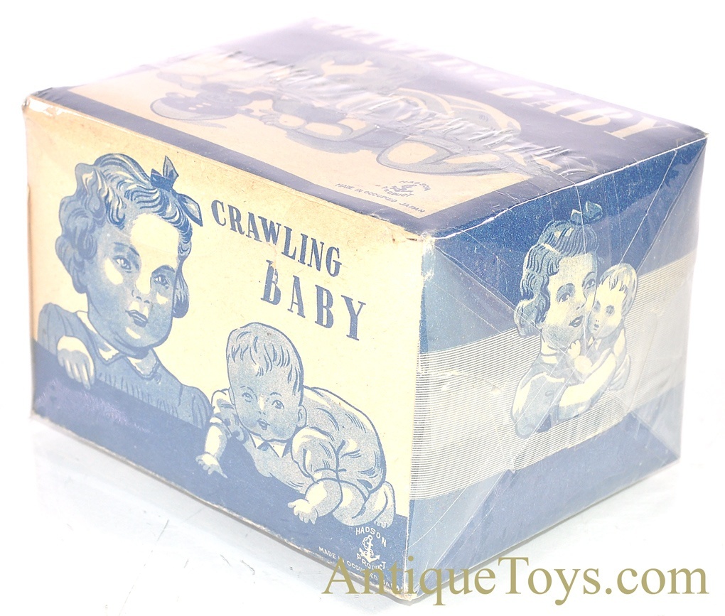 Vintage Hadson Occupied Japan “Crawling Baby” Celluloid/Plastic Windup Toy in Box <FONT COLOR="ff000 ">*SOLD*</font> - Image 10