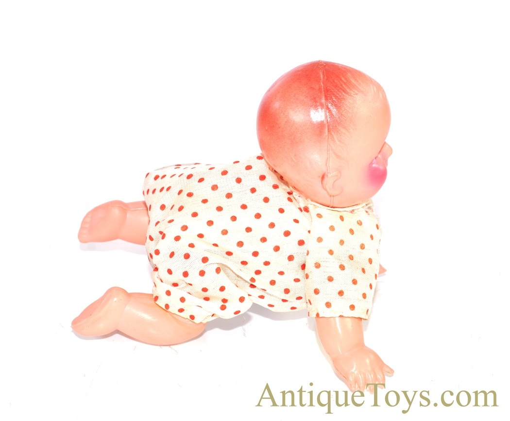 Vintage Hadson Occupied Japan “Crawling Baby” Celluloid/Plastic Windup Toy in Box <FONT COLOR="ff000 ">*SOLD*</font> - Image 4