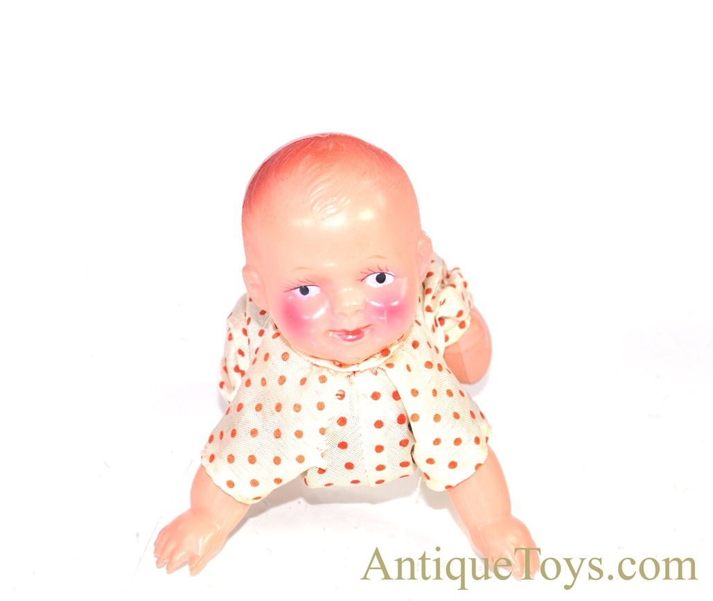 Vintage Hadson Occupied Japan “Crawling Baby” Celluloid/Plastic Windup Toy in Box <FONT COLOR="ff000 ">*SOLD*</font> - Image 5