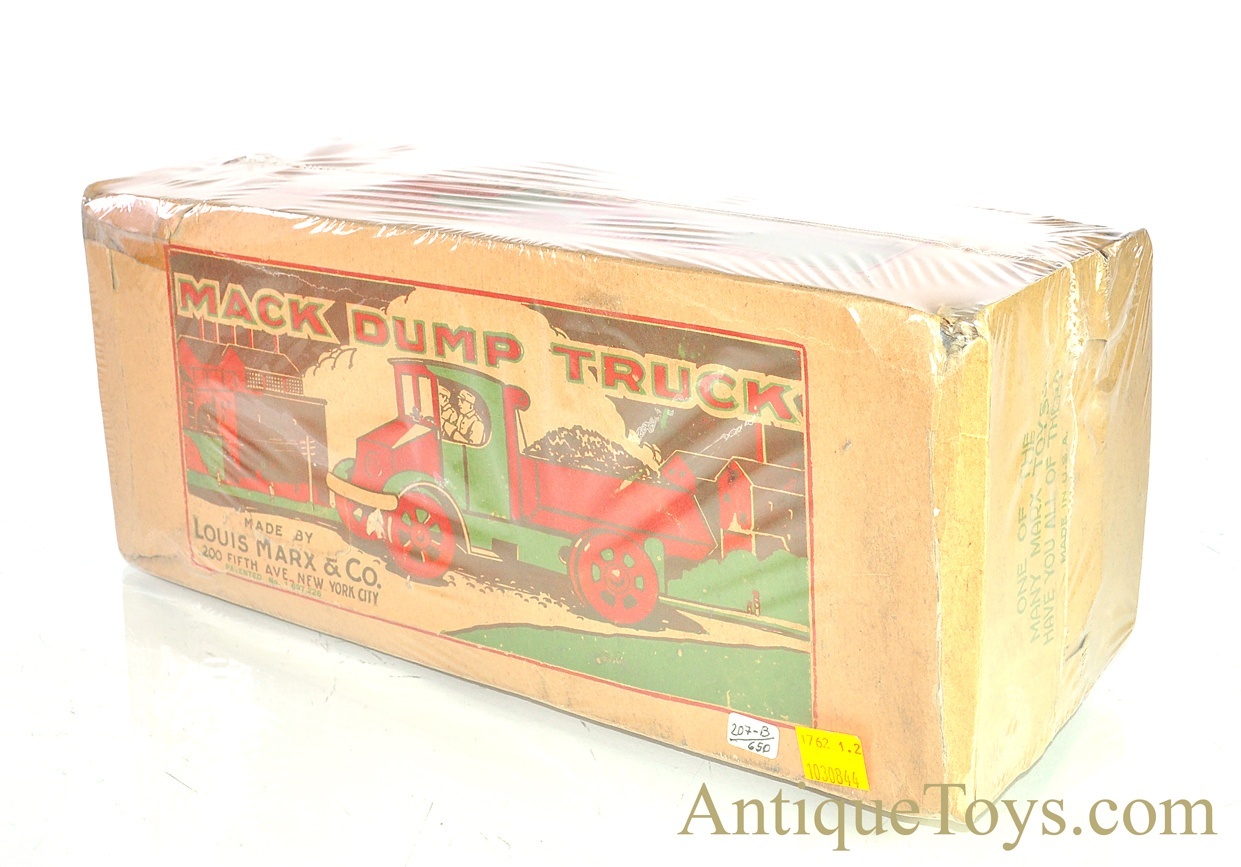 Marx Rare Vintage ca. 1930's Lithographed Tin Windup “Mack