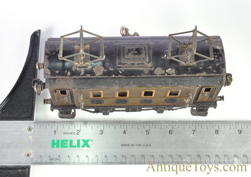 Marklin/Gebrüder Marklin Tin Lithographed Windup “Electric” RS 950 Passenger Train Car O Gauge <FONT COLOR="ff000 ">*SOLD*</font> - Image 10