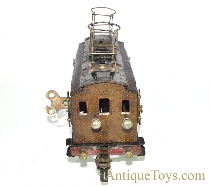 Marklin/Gebrüder Marklin Tin Lithographed Windup “Electric” RS 950 Passenger Train Car O Gauge <FONT COLOR="ff000 ">*SOLD*</font> - Image 5