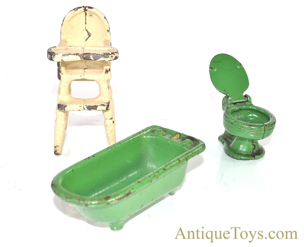 Cast iron dollhouse furniture sale