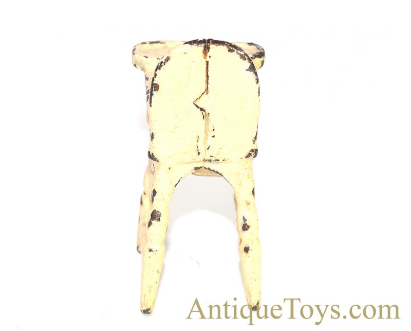 Kilgore, Hubley/Arcade Cast Iron Dollhouse Tub, Toilet, & Highchair Furniture Set *SOLD* - Image 4