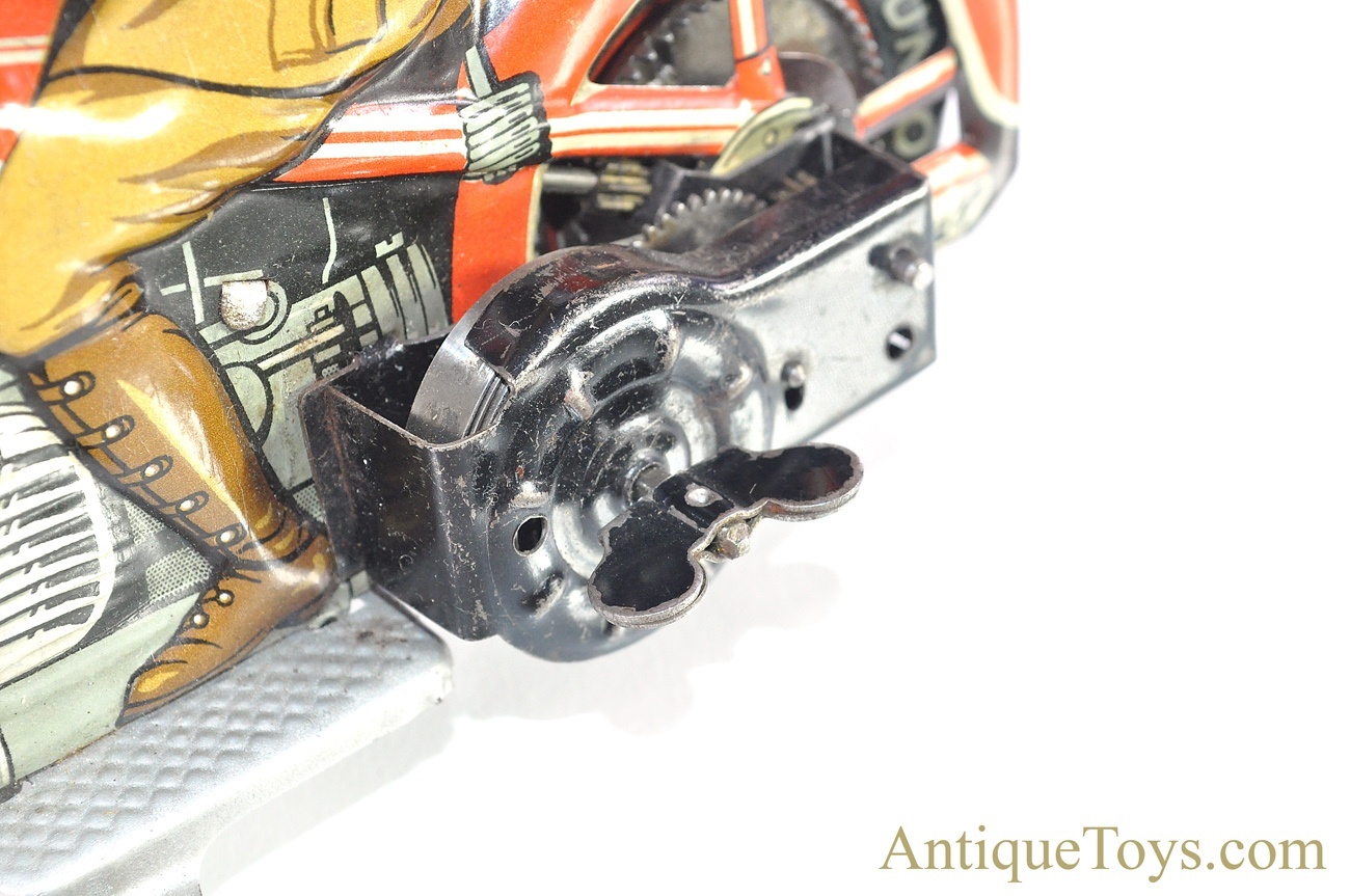 Arnold ca. 1930's Tin Lithographed Windup Red A643 Motorcycle