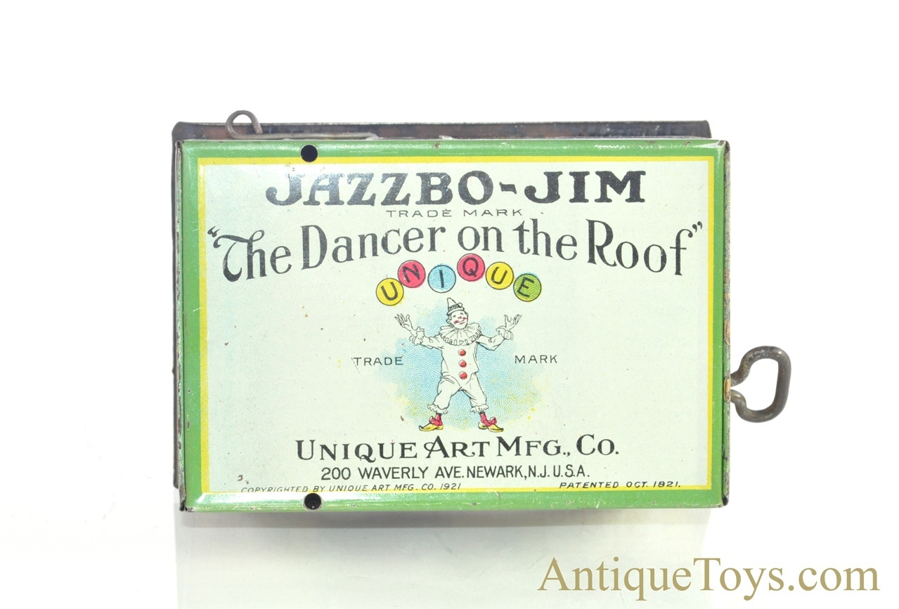アート・デザイン・音楽 AMERICAN ANTIQUE TOYS Unique Art Mfg. Co. Tin Lithographed Windup “Rodeo Joe