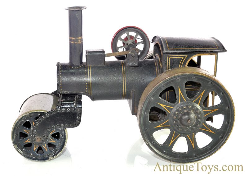 Gebrüder Bing ca. 1931 Tin Lithographed Windup 11/926 Steam Roller <FONT COLOR="ff000 ">*SOLD*</font> - Image 2