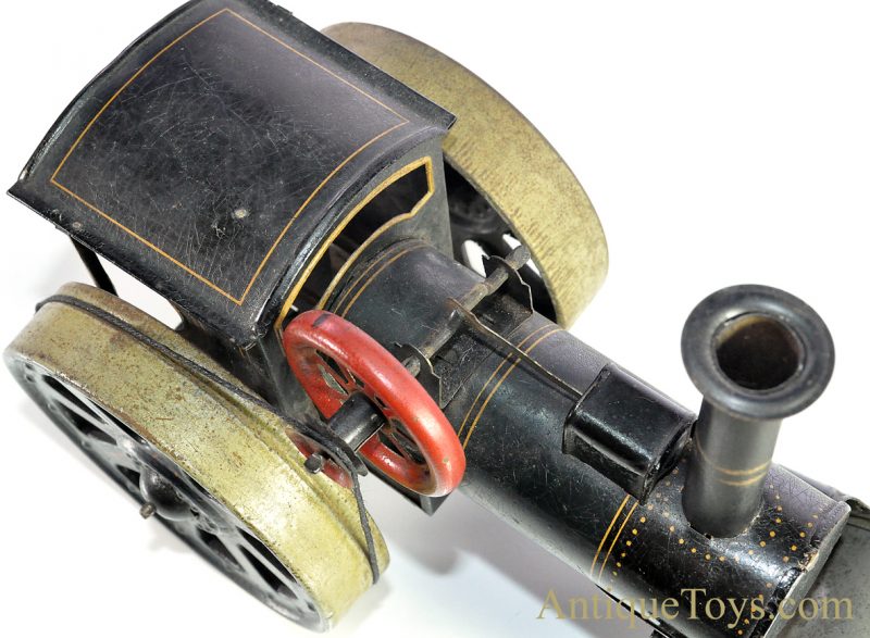 Gebrüder Bing ca. 1931 Tin Lithographed Windup 11/926 Steam Roller <FONT COLOR="ff000 ">*SOLD*</font> - Image 7