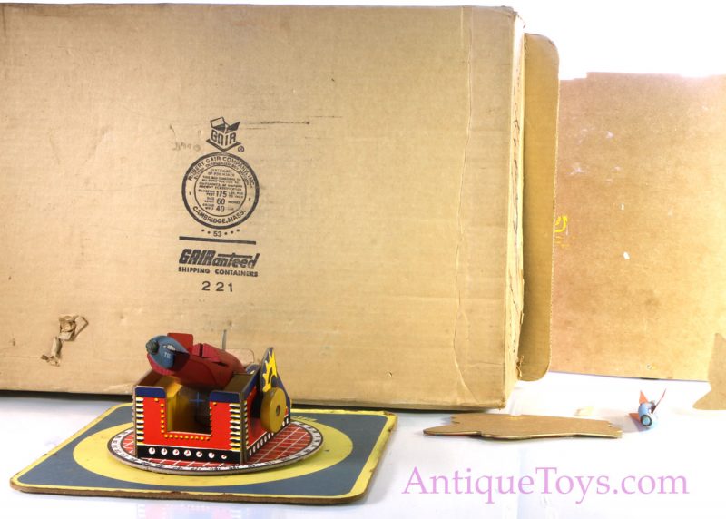 Keystone Space Toy Rocket Ship Set with Gun <FONT COLOR="ff000 ">*SOLD*</font> - Image 2