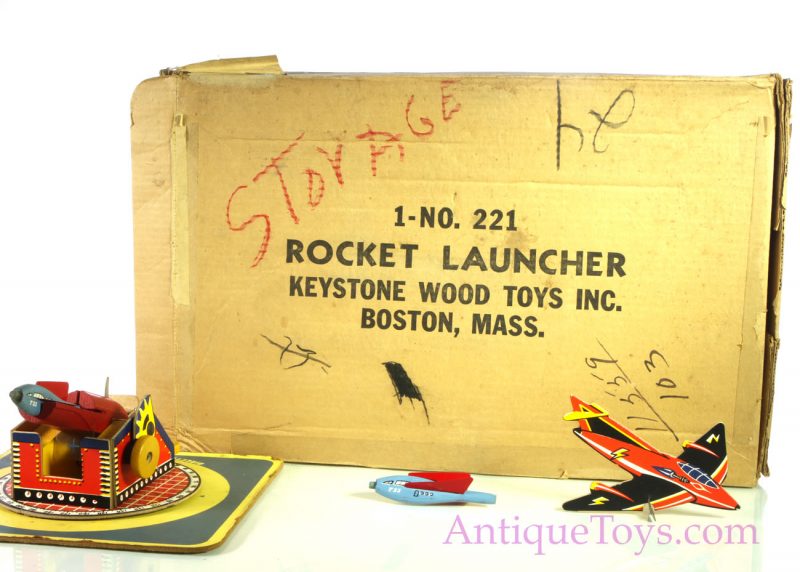 Keystone Space Toy Rocket Ship Set with Gun <FONT COLOR="ff000 ">*SOLD*</font> - Image 7
