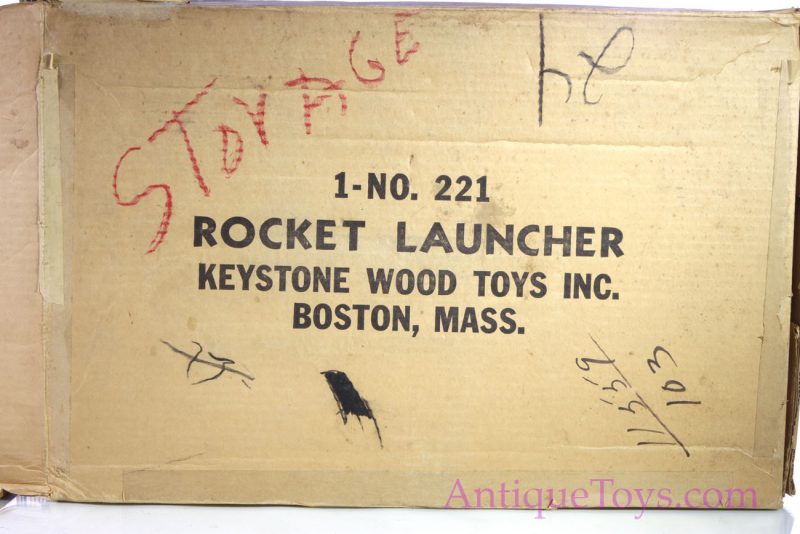 Keystone Space Toy Rocket Ship Set with Gun <FONT COLOR="ff000 ">*SOLD*</font> - Image 8