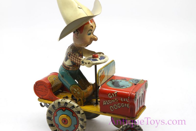 Unique Art Mfg. Co. Tin Lithographed Windup "Rodeo Joe" <FONT COLOR="ff000 ">*SOLD*</font> - Image 7