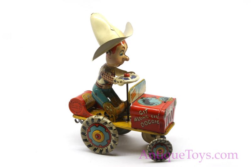 Unique Art Mfg. Co. Tin Lithographed Windup "Rodeo Joe" <FONT COLOR="ff000 ">*SOLD*</font>
