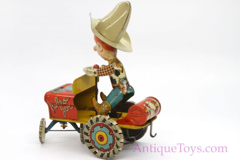 Unique Art Mfg. Co. Tin Lithographed Windup "Rodeo Joe" <FONT COLOR="ff000 ">*SOLD*</font> - Image 10