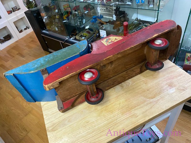 Cass Wood Toy Dump Truck <FONT COLOR="ff000 ">*SOLD*</font> - Image 2