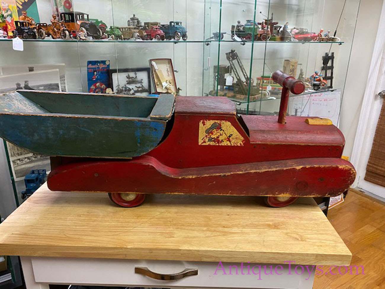 antique wooden ride on toys