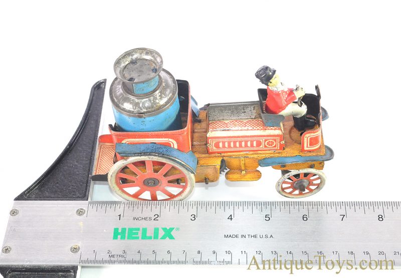 Reil & Co. Rare Tin Lithographed Windup Mechanical Fire Pumper Truck #217 for Sale <FONT COLOR="ff000 ">*SOLD*</font> - Image 2