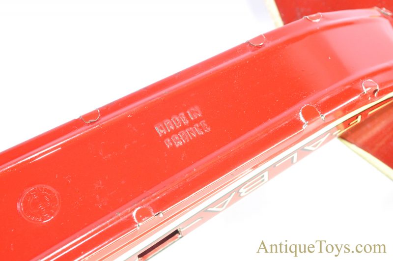 Joustra Air France Six Engine “Croix Du Sud” F-ALBA Tin Lithographed Windup Toy with Battery Light <FONT COLOR="ff000 ">*SOLD*</font> - Image 10