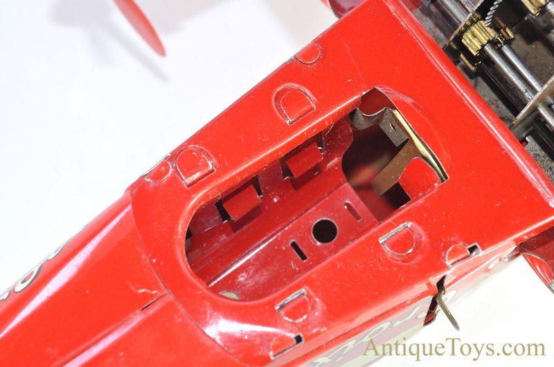 Joustra Air France Six Engine “Croix Du Sud” F-ALBA Tin Lithographed Windup Toy with Battery Light <FONT COLOR="ff000 ">*SOLD*</font> - Image 11