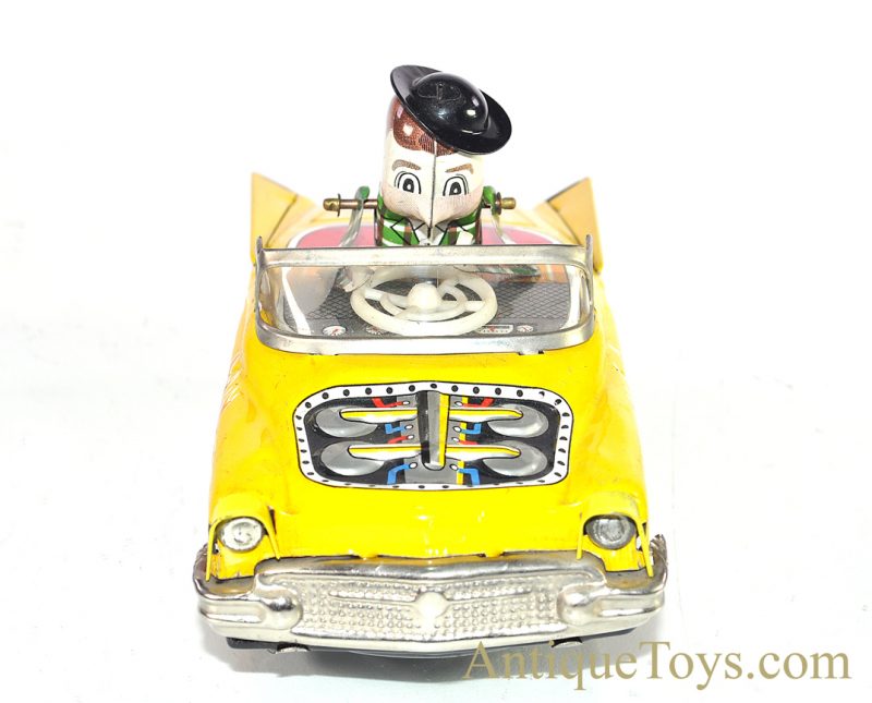 Yoshiya (KO) Tin Lithographed Windup Hot Rod Japanese Toy Car *SOLD