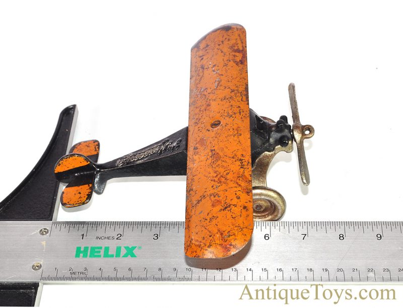 Arcade “The Monocoupe” #355 Cast Iron Airplane <FONT COLOR="ff000 ">*SOLD*</font> - Image 11