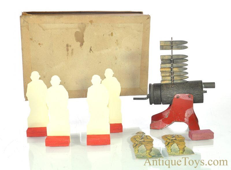 Milton Bradley ca. 1918 "Bradley's Rapid Fire Cannon" Game #4218 in Box <FONT COLOR="ff000 ">*SOLD*</font> - Image 2