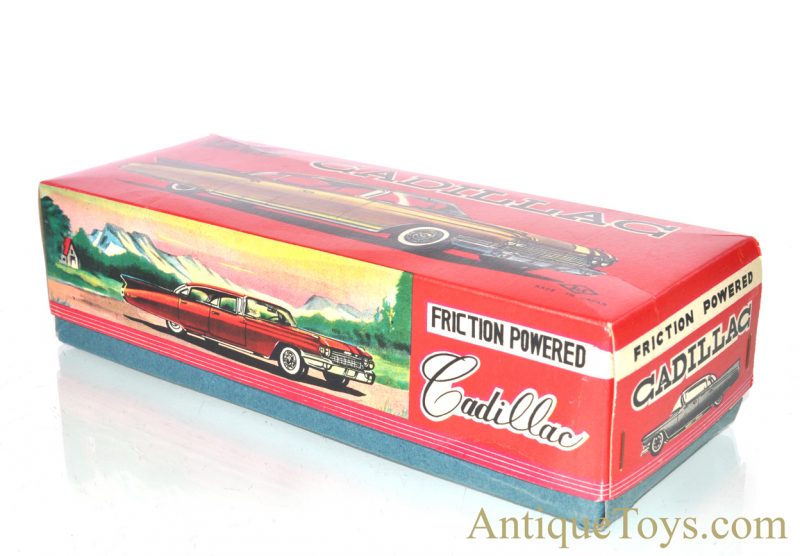 Suzuki & Edwards (S&E, SE) Tin Lithographed Friction Powered Cadillac Japanese Car in Box <FONT COLOR="ff000 ">*SOLD*</font> - Image 11
