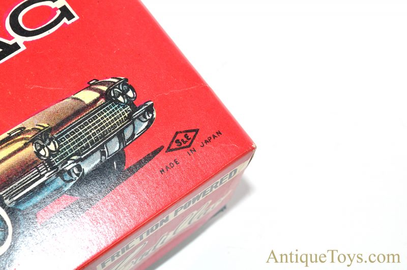 Suzuki & Edwards (S&E, SE) Tin Lithographed Friction Powered Cadillac Japanese Car in Box <FONT COLOR="ff000 ">*SOLD*</font> - Image 10
