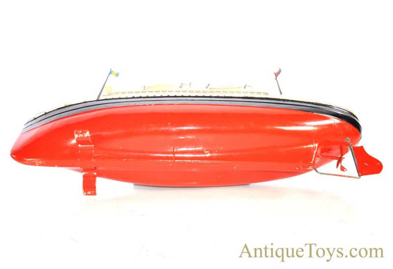 Fleischmann #995 Tin Hand Painted German Tin Windup Ocean Liner 19" Ship <FONT COLOR="ff000 ">*SOLD*</font> - Image 7