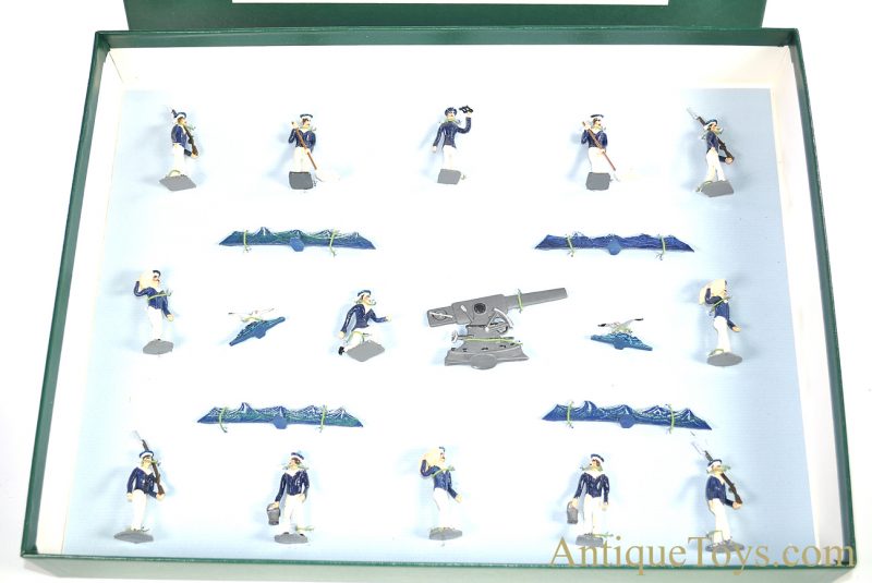 Hornung Art by Bob Hornung Hand Painted Pewter Miniature Set of Sailors & Scenic Accessories in Collectors Box <FONT COLOR="ff000 ">*SOLD*</font> - Image 10