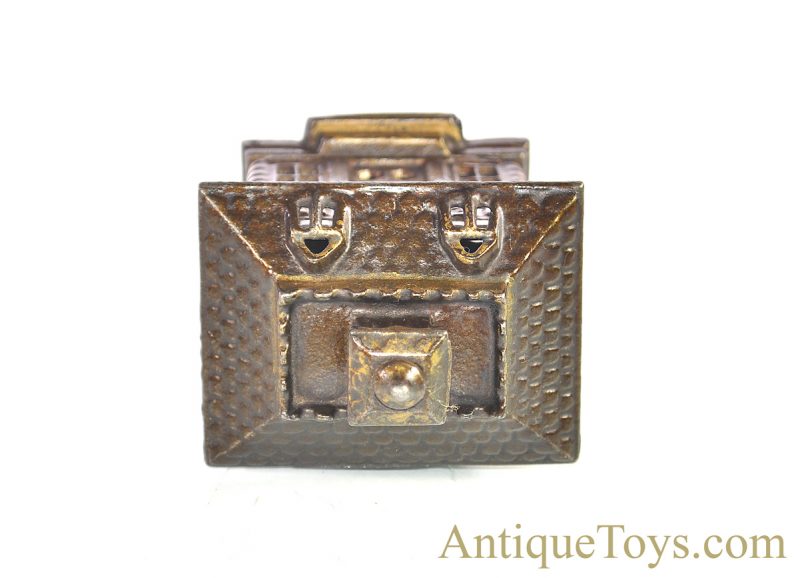 Grey Iron Casting Co. ca. 1897 Large Print “Deposit” Cast Iron Still Penny Bank <FONT COLOR="ff000 ">*SOLD*</font> - Image 5