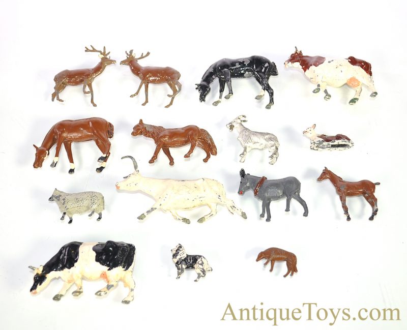Britains Set of 15 English Cast Iron Animals for Sale <FONT COLOR="ff000 ">*SOLD*</font>