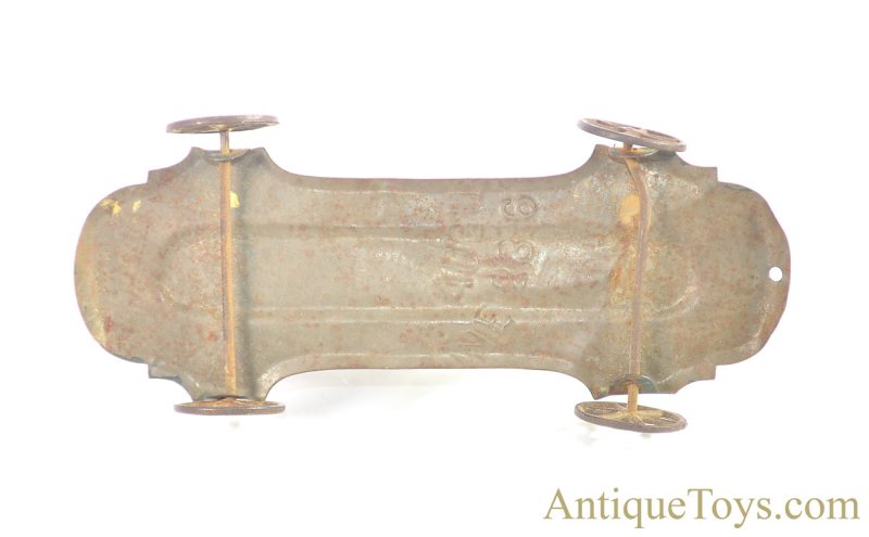 Althof Bergmann ca. 1800’s Tin Toy Dog with Pail on Platform Pull Toy <FONT COLOR="ff000 ">*SOLD*</font> - Image 3