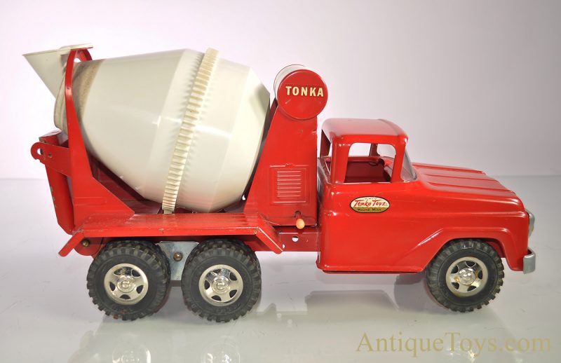 Vintage ca. 1960’s Original Tonka Pressed Steel Dual Rear Wheel Cement Mixer Truck <FONT COLOR="ff000 ">*SOLD*</font>