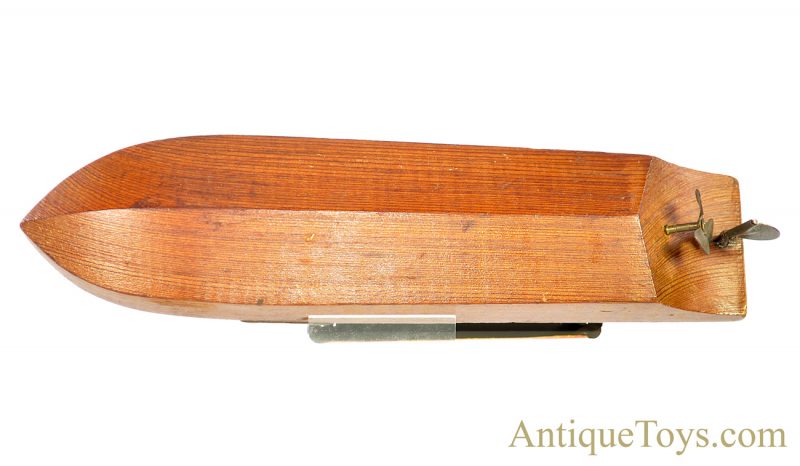 Liberty Playthings Windup Tin Lithograph and Wooden Fantail Launch Boat <FONT COLOR="ff000 ">*SOLD*</font> - Image 4