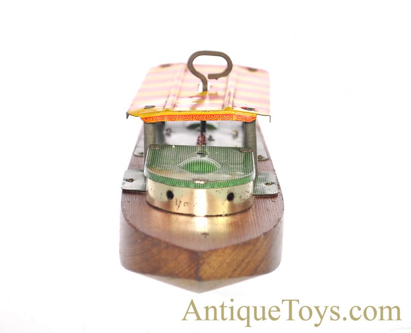Liberty Playthings Windup Tin Lithograph and Wooden Fantail Launch Boat <FONT COLOR="ff000 ">*SOLD*</font> - Image 5