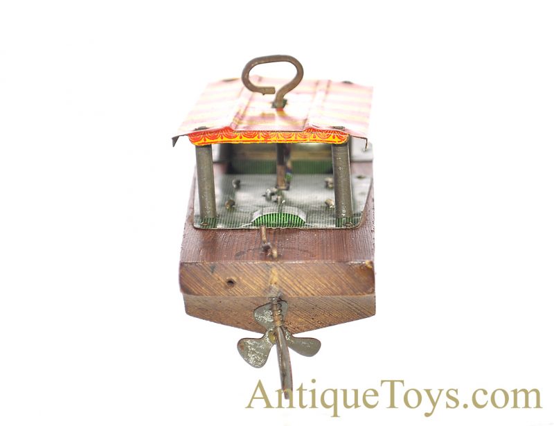 Liberty Playthings Windup Tin Lithograph and Wooden Fantail Launch Boat <FONT COLOR="ff000 ">*SOLD*</font> - Image 6