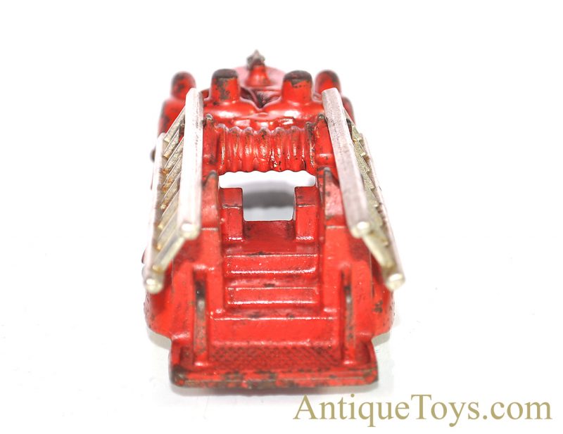 Hubley ca. 1930’s Red Cast Iron Fire Engine Ladder Truck <FONT COLOR="ff000 ">*SOLD*</font> - Image 4