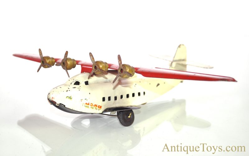 Wyandotte Toys/All Metal Products Co. Ca. 1930’s Pressed Steel “China Clipper” PAA Pan Am Airlines 4-Prop Airplane <FONT COLOR="ff000 ">*SOLD*</font> - Image 3