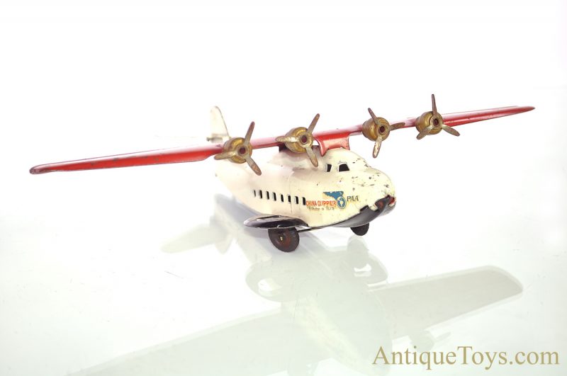 Wyandotte Toys/All Metal Products Co. Ca. 1930’s Pressed Steel “China Clipper” PAA Pan Am Airlines 4-Prop Airplane <FONT COLOR="ff000 ">*SOLD*</font> - Image 8
